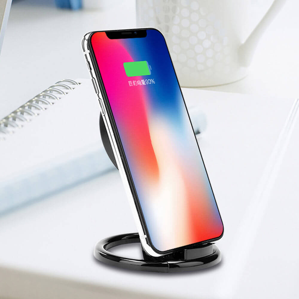 Magnetic Qi Wireless Charger 5V 1A with Stand Function ...