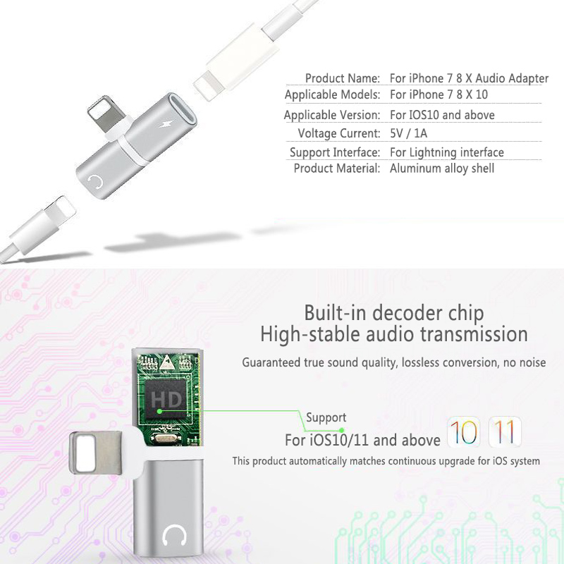 KINGMAS Audio Converter Lightning Audio 