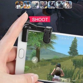 Tombol Trigger Aim Touchpad L1 R1 untuk Battle Royale PUBG Shooter Game - K01 - Black - 2