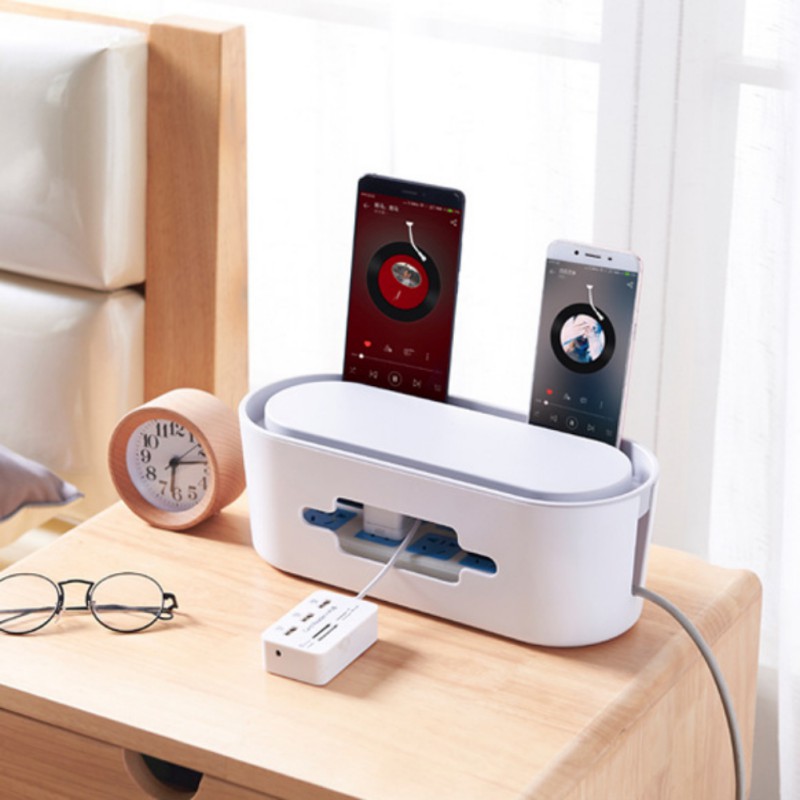 Gambar produk Kotak Organizer Kabel Charger Wire Cable Management Box
