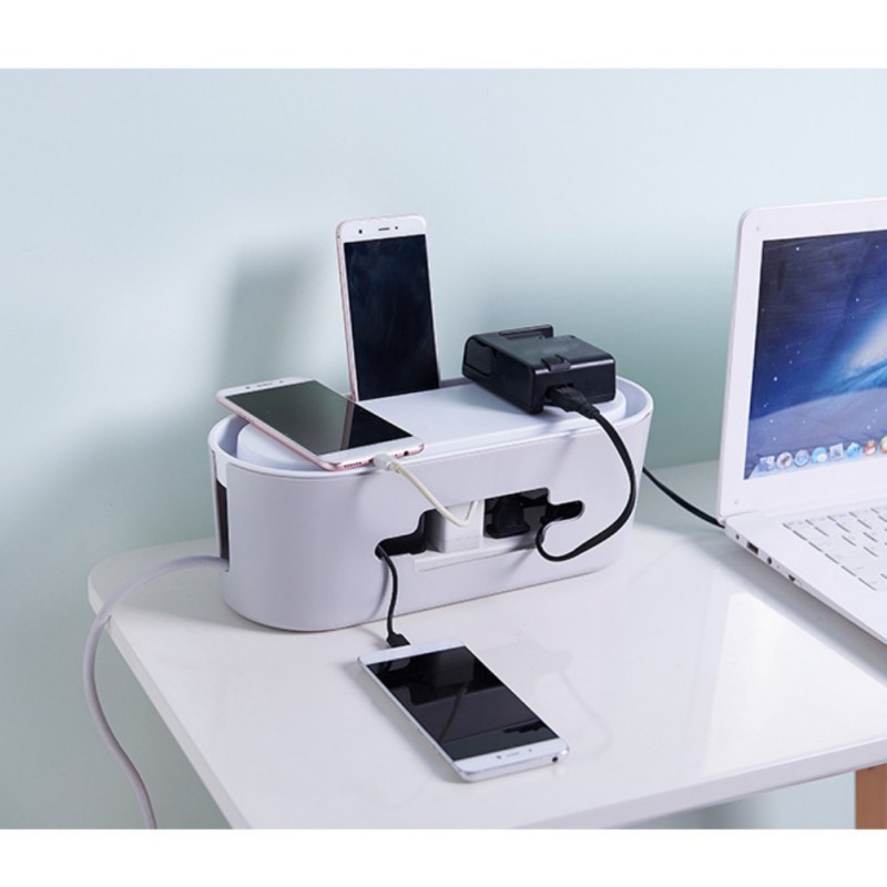 Gambar produk Kotak Organizer Kabel Charger Wire Cable Management Box