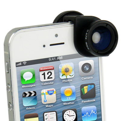 Photo Lens Kit 3 in 1 (180 Degree Fisheye Lens + Super 