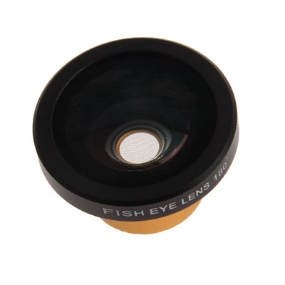 Fisheye Wide Angle Golden Lens 180 Degree for iPhone 4 