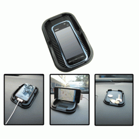 Multi-functional Car Anti-Slip Pad Rubber for Phone - A-AS-001 - Black - 1