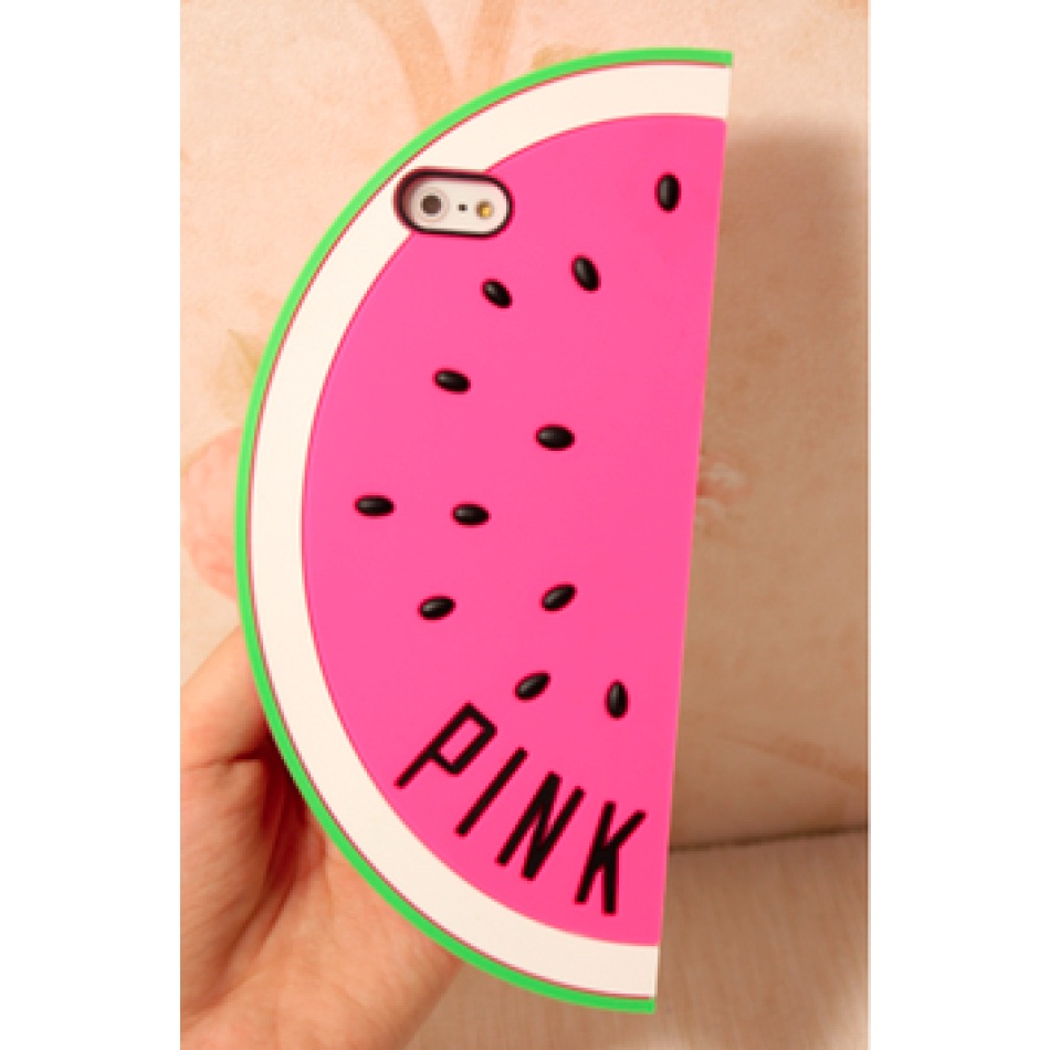 Watermelon TPU Case for iPhone 5/5s/SE - Pink 