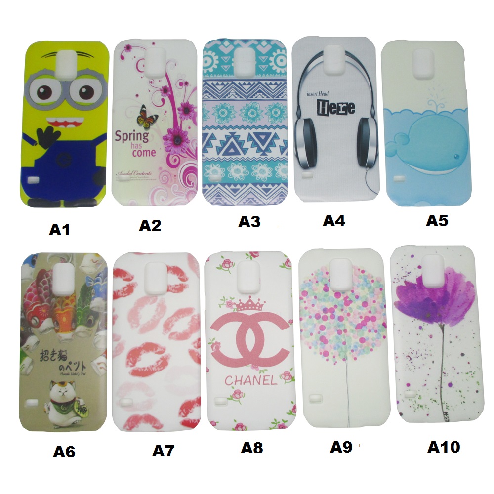 Painting Phone Plastic Case for Samsung Galaxy S5 - A6 