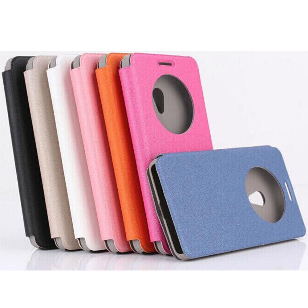 Leather Flip Case for Asus Zenfone 2 - Black 