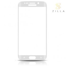 zilla 3d protect tempered glass curved edge 9h for samsung galaxy s6 edge white zilla 3d protect tempered glass curved edge 9h for samsung galaxy s6 edge white