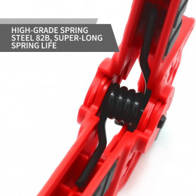 DURATEC Klip Jepit Papan Kayu Spring Clamp Strong Wood Carpenter 9 Inch - S825 - Black/Red - 3