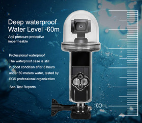 Sheingka Waterproof Case 60m for DJI Osmo Pocket - FLW-315 - Black - 4