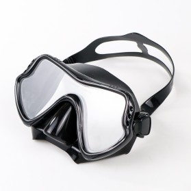 TaffSPORT Kacamata Selam Scuba Diving Snorkeling Tempered Glass - AS303JF - Black - 7