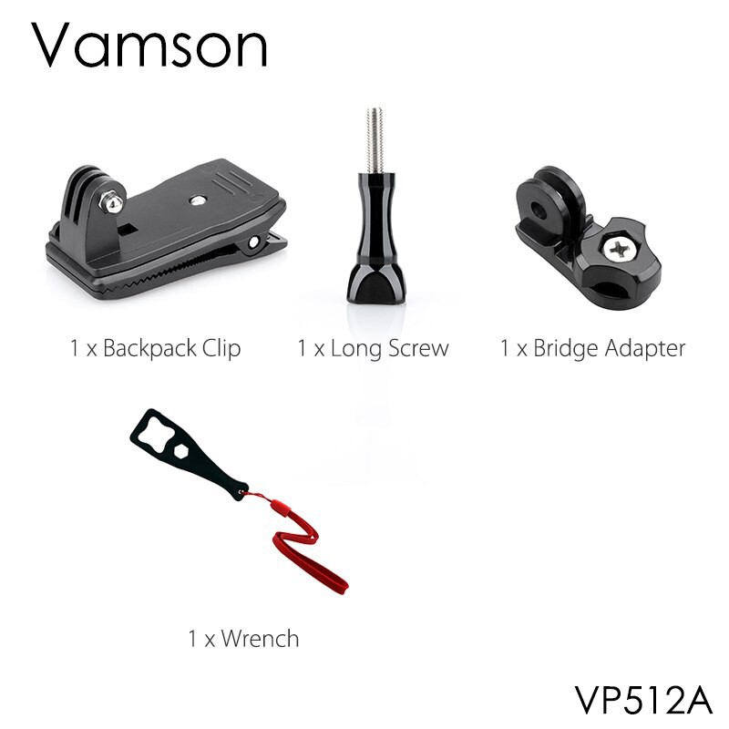 Gambar produk Vamson Clip Clamp Mount 360 Rotary for GoPro / Xiaomi Yi - VP512