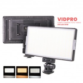 VIDPRO Lampu Kamera Foto Video 416 LED 30W - LED-416 - Black