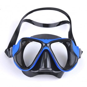 ZACRO Kacamata Selam Scuba Diving Snorkeling - M23 - Black/Blue - 1