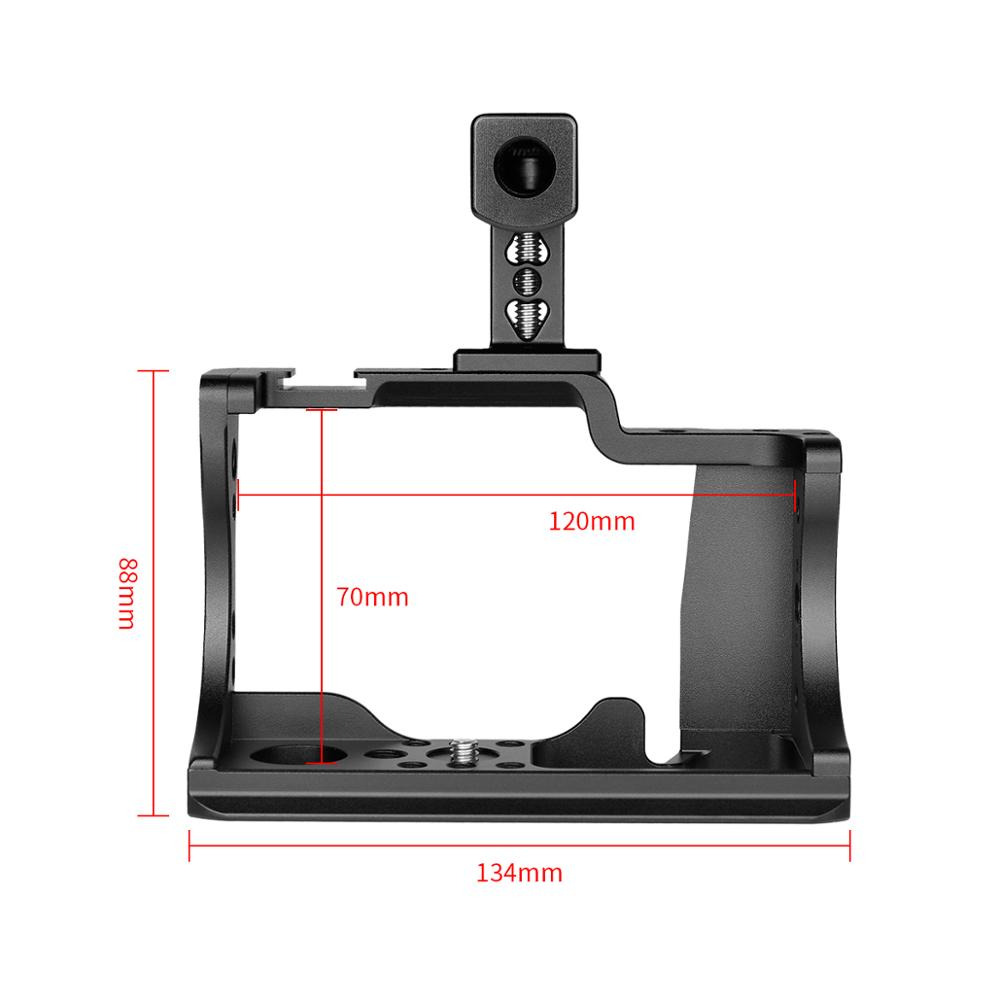 yelangu camera cage rig handle stabilizer vlog kit for canon eos m50 c10 black jakartanotebook com