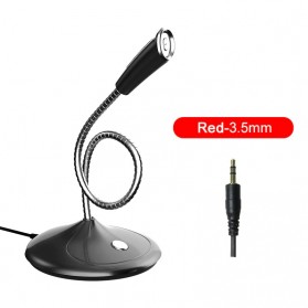 Popupine Studio Stereo Recording Microphone 360 Degree Rotation 3.5mm - SF300 - Black