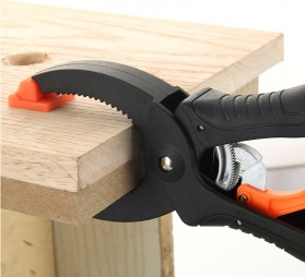 Ensunm Klip Jepit Papan Kayu Spring Clamp Strong Wood Carpenter 6 Inch - S826 - Black
