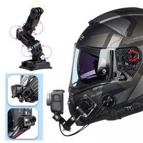 Ruigpro Mount Helm Motor Full Face for GoPro - GP20 - Black