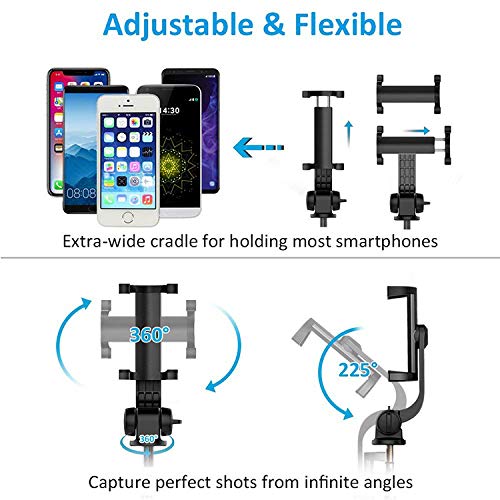 APEXEL Tongsis Tripod dengan Bluetooth Shutter