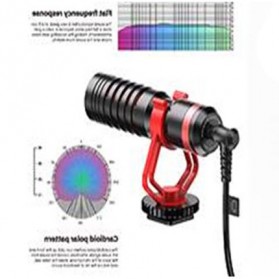 APEXEL Shotgun Microphone for Smartphone & DSLR - APL-MIC01 - Black - 3