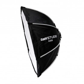 TaffSTUDIO Payung Studio Octagonal Umbrella Softbox Reflektor Flash 90CM - KS90 - Black