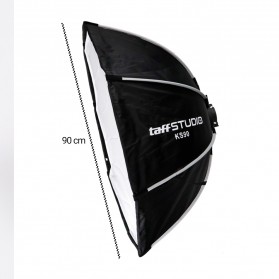 TaffSTUDIO Payung Studio Octagonal Umbrella Softbox Reflektor Flash 90CM - KS90 - Black - 7