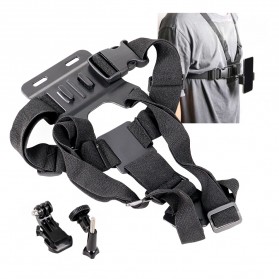 Wrva Chest Harness Belt Strap 5 in 1 for GoPro & Smartphone - WYA01 - Black