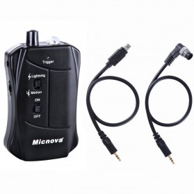 Remote Switch / Remote Shutter - Micnova Lighting and Motion Sensor Trigger for Nikon - LC03N - Black