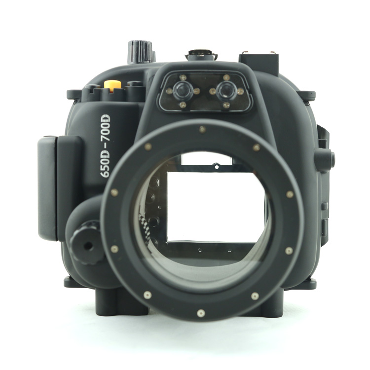 Meikon Waterproof Camera Case for Canon 650D/700D - Black 