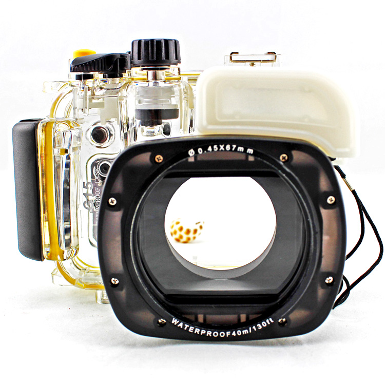 Meikon Waterproof Camera Case for Canon G15 - Transparent 