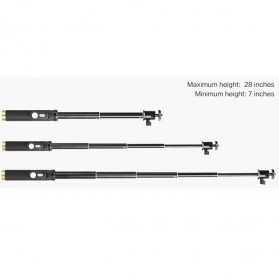 Xiaomi Yi Selfie Stick Monopod with Bluetooth Remote for Xiaomi Yi / Yi 2 4K / Smartphone (ORIGINAL) - Black - 14