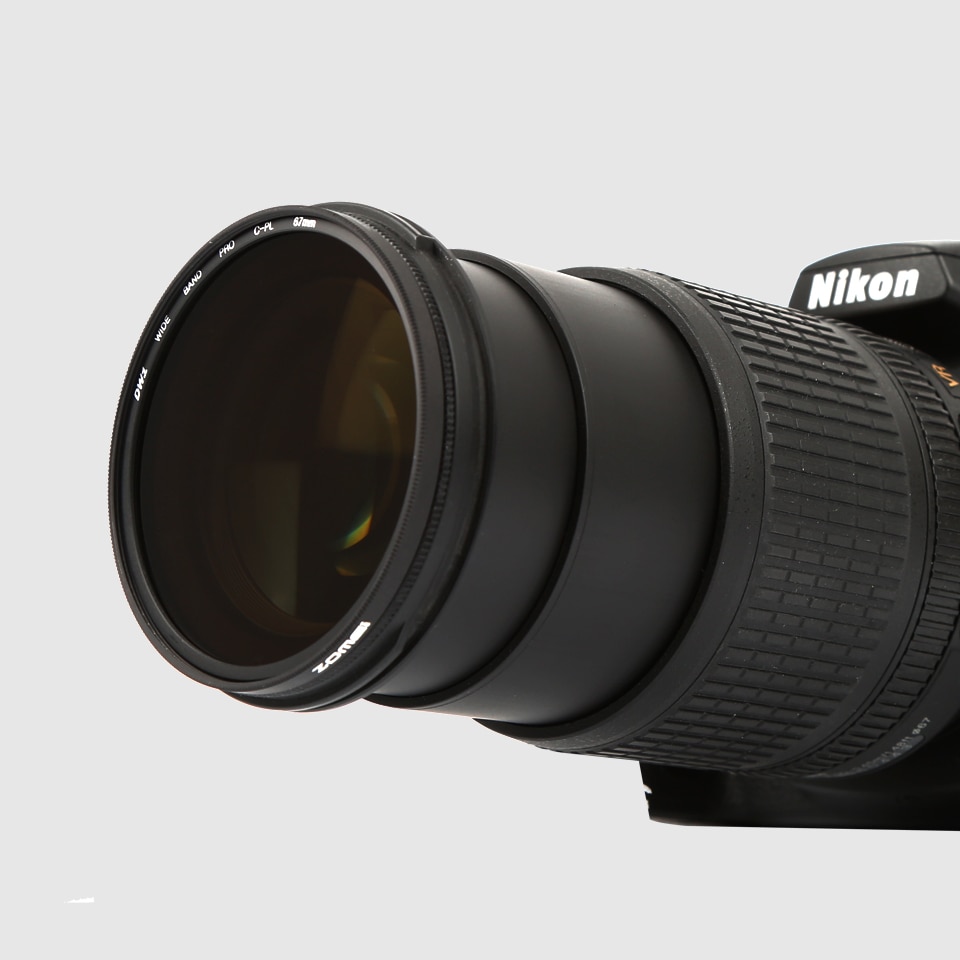 Zomei Cpl Polarizer Filter Lens Dslr 55mm Black