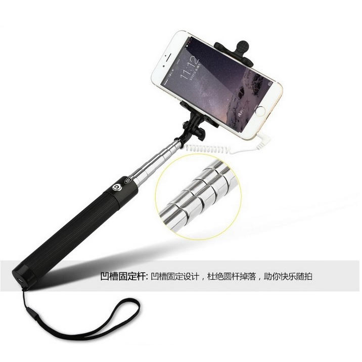 Baseus Fashion Selfie Series Bluetooth Monopod with Wired 