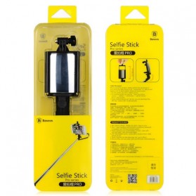 Baseus Pro Selfie Series Monopod with Wired Shutter for Android / iOS - Black - 9