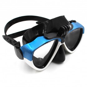 Telesin Kacamata Selam Diving Goggles Glass Mask with Detachable Tripod Mount for Xiaomi GoPro SJCAM - GP-DIV-GS2 - Red - 3