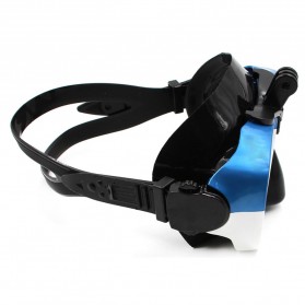 Telesin Kacamata Selam Diving Goggles Glass Mask with Detachable Tripod Mount for Xiaomi GoPro SJCAM - GP-DIV-GS2 - Blue - 4