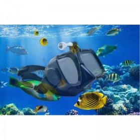 Telesin Kacamata Selam Diving Goggles Glass Mask with Detachable Tripod Mount for Xiaomi GoPro SJCAM - GP-DIV-GS2 - Blue - 9