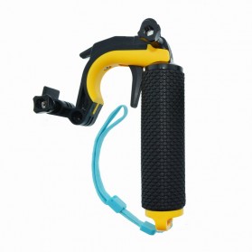 Telesin Dome Port Underwater 6 Inch Acrylic Base with Pistol Trigger for GoPro 5/6 - Yellow - 5
