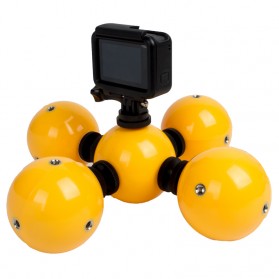 Telesin Floating Ball Bobber 5 Ball for GoPro Xiaomi Yi - Yellow - 1