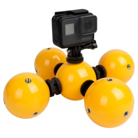 Telesin Floating Ball Bobber 5 Ball for GoPro Xiaomi Yi - Yellow - 3