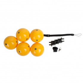 Telesin Floating Ball Bobber 5 Ball for GoPro Xiaomi Yi - Yellow - 5
