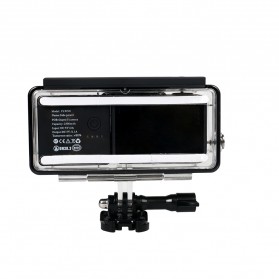 Telesin Extended Battery 2300mAh with Waterproof Case for GoPro Hero 6/5 - Black - 2