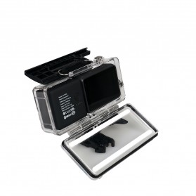 Telesin Extended Battery 2300mAh with Waterproof Case for GoPro Hero 6/5 - Black - 6