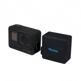 Telesin Extended Battery 2300mAh with Waterproof Case for GoPro Hero 6/5 - Black - 9