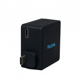 Telesin Extended Battery 2300mAh with Waterproof Case for GoPro Hero 6/5 - Black - 11