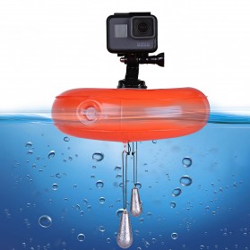 Telesin Inflatable Floating Bobber for GoPro Xiaomi Yi SJCam - Orange - 1