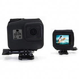 Telesin Silicone Frame Case Protector for GoPro Hero 5/6 - Black - 1
