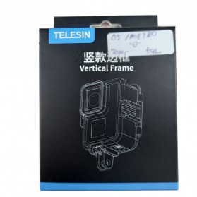 Telesin Vertical Frame Housing Case Bumper for GoPro Hero 5/6/7 - GP-FMS-007 - Black - 8