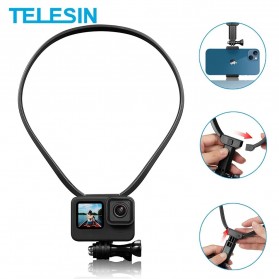 Telesin Strap Tali Kalung Neck Hold Mount Lanyard for Action Cam and Smartphone - GP-HNB-U1 - Black