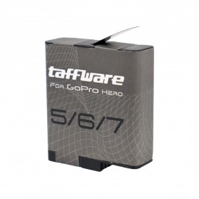 Taffware Battery Replacement 1220mAh for GoPro Hero 5/6/7 - AHDBT-501 - Black - 1